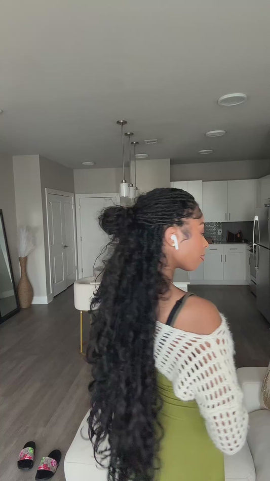 Butt length Jah Locs